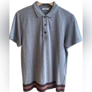 Valentino Mens Grey Polo Sz XL